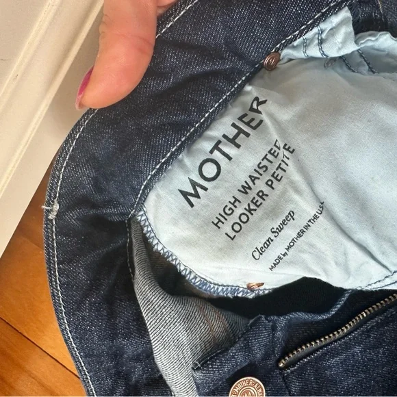 Mother. Dark Blue Women's Jeans. - Picture 3 of 3